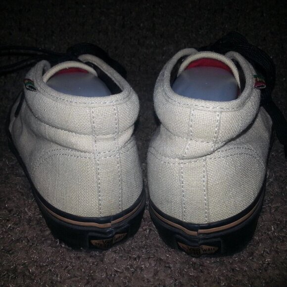 VANS CLASSIC-Montreal Reggae Festival SAMPLE HEMP Shoes-RARE-Sz-8-NEAR MINT - Picture 5 of 9